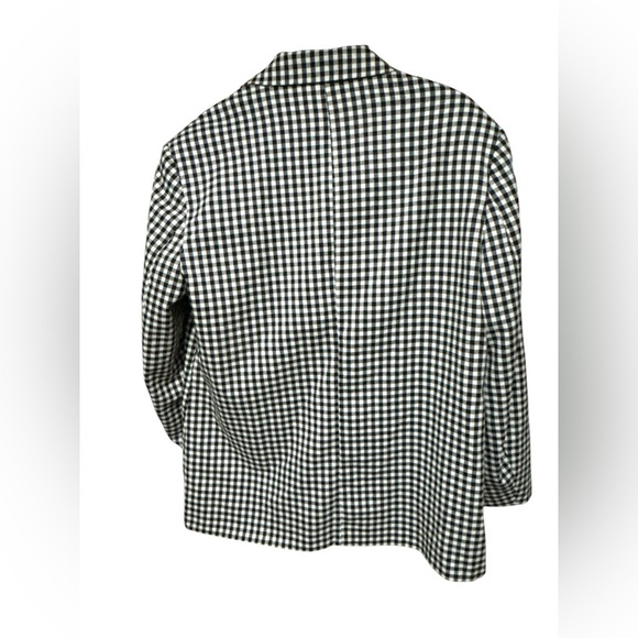 Zara Monochrome Checkered Blazer - Picture 3 of 3